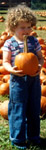 4 1/2 years old, at a pumpkin patch